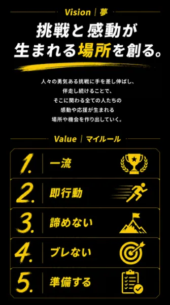 Giveeで大切にする行動指針