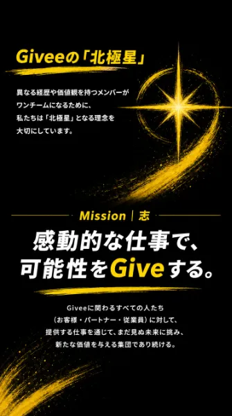 Giveeの事業方針と理念